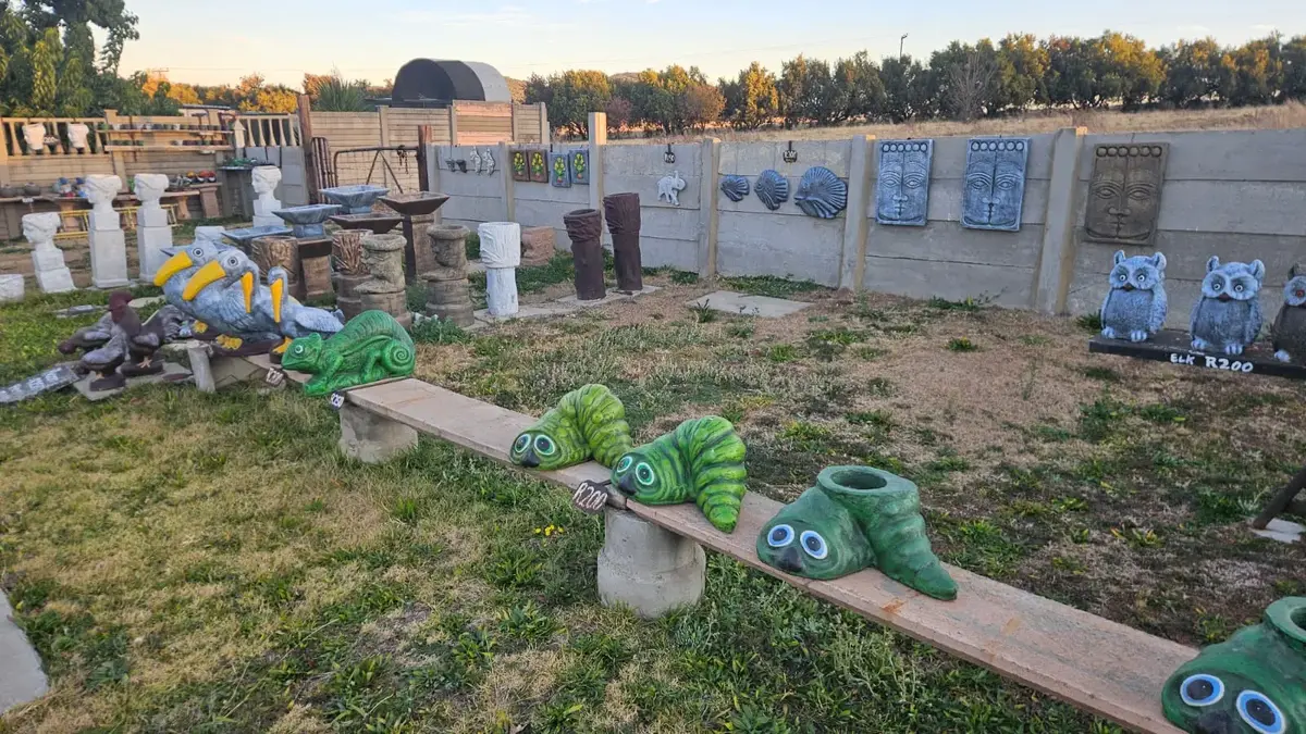 Concrete garden ornaments