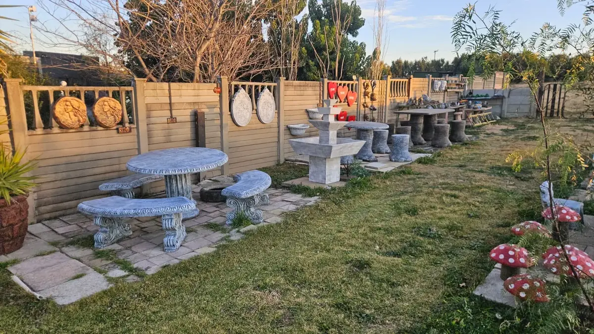 Concrete garden ornaments