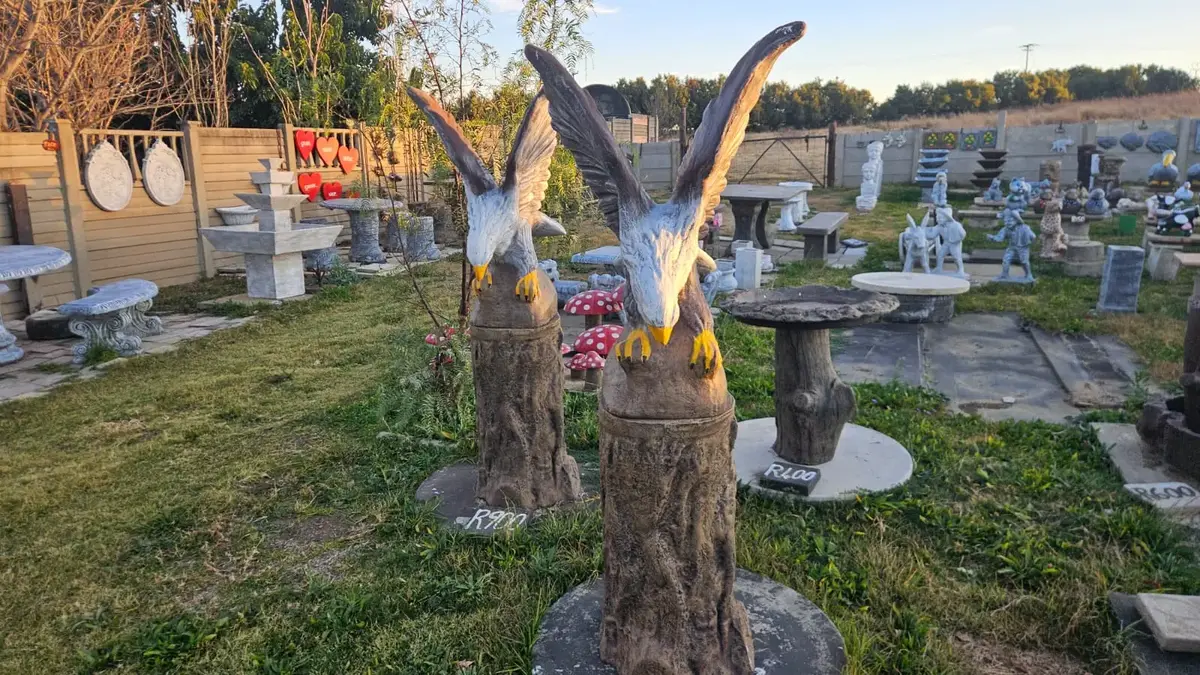 Concrete garden ornaments